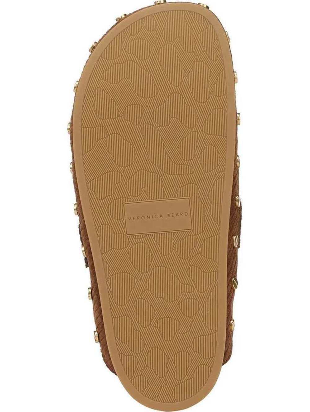 New Veronica Beard Fern Clog Brown suede hazelwoodnat 10 - Picture 4 of 5